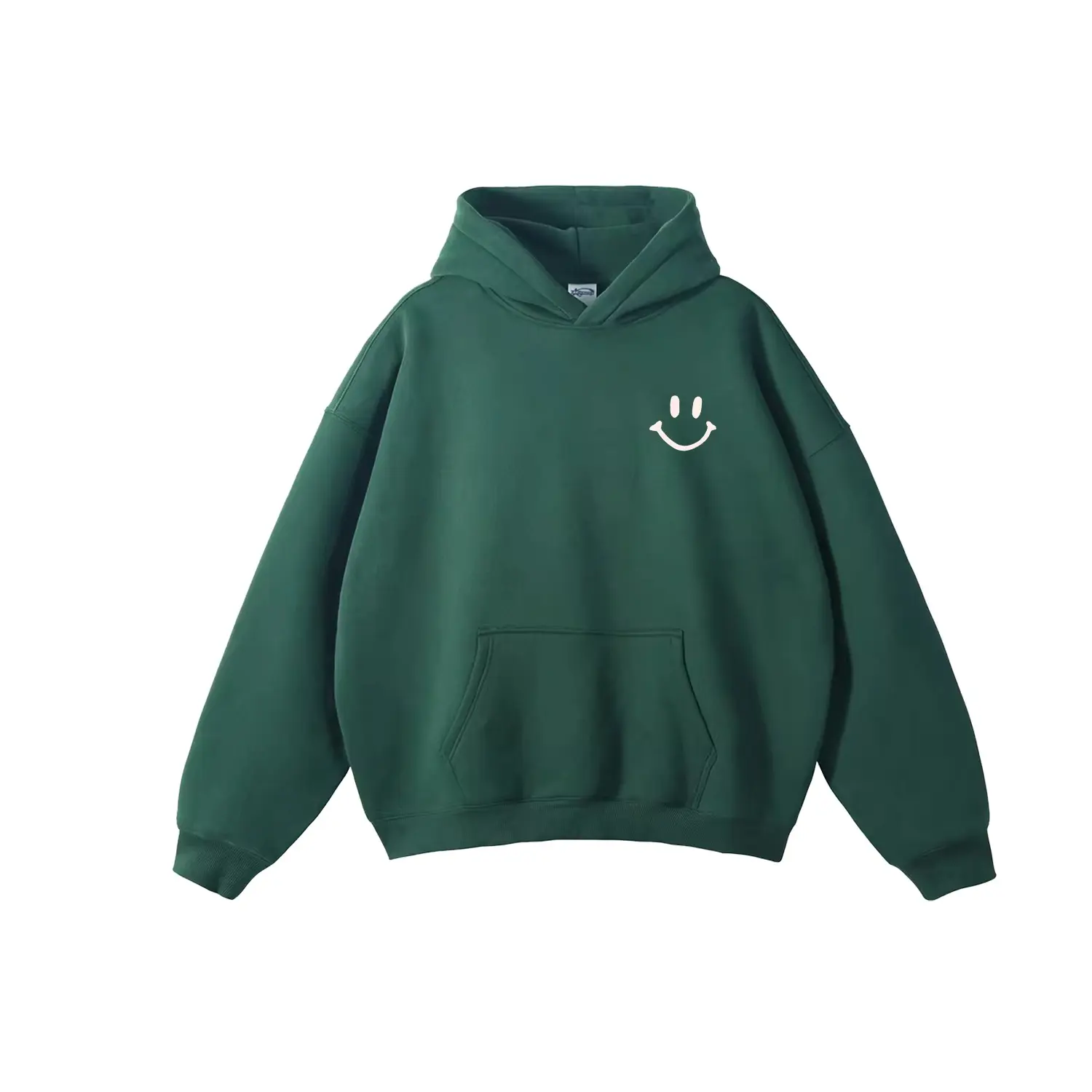 Green Smiley Hoodies