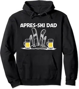 Best Apres Ski Art For Dad Father Skiing Skier Winter Sport Pullover Hoodie - Braedoncoysp Shop 55B0B5M7LB6Y