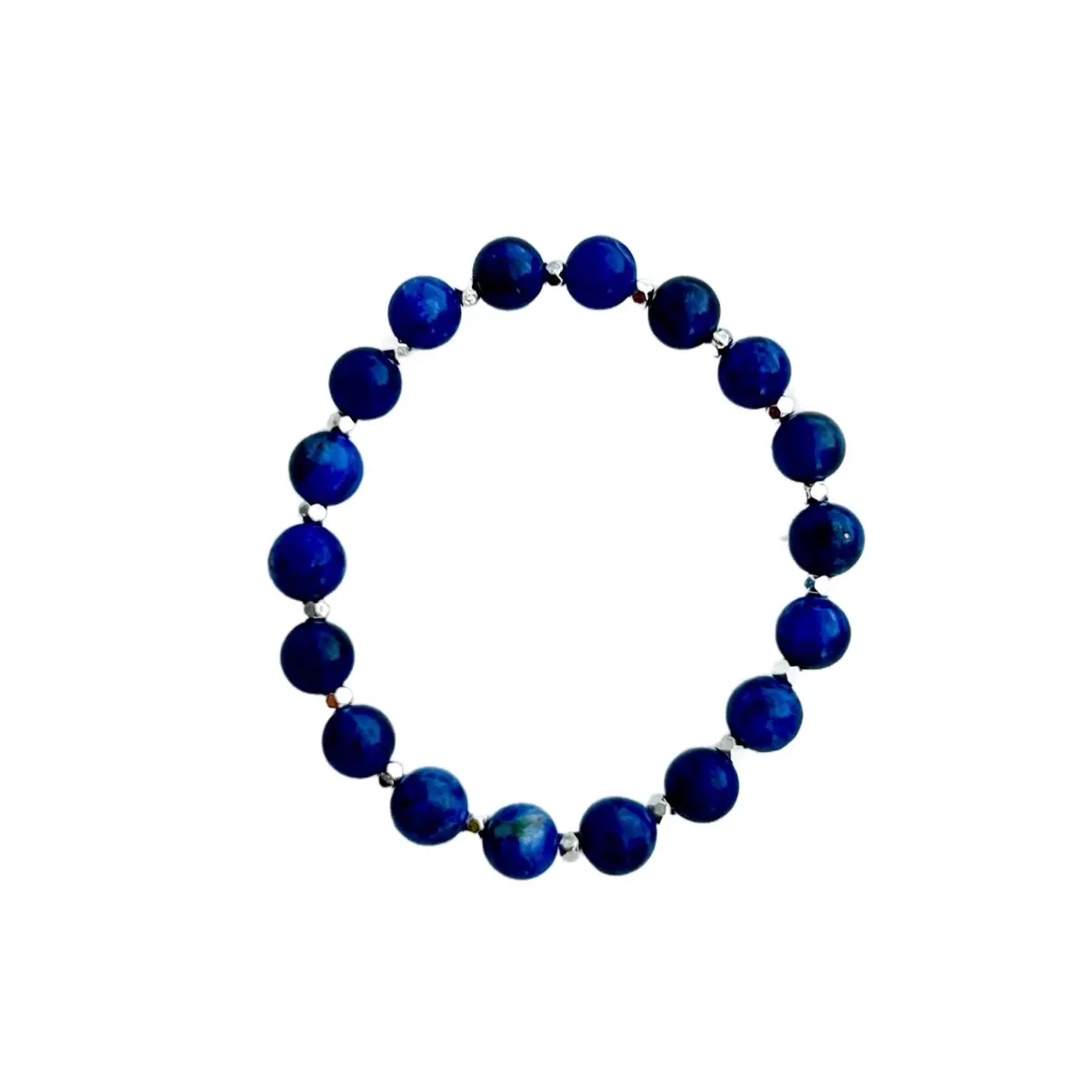 Kandi Fairy Beaded Blue Bracelet - Blue Aventurine and Sodalite - Spiritual Crystal Jewelry for Calm and Meditation