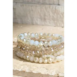 Glass Bead Set Bracelet
