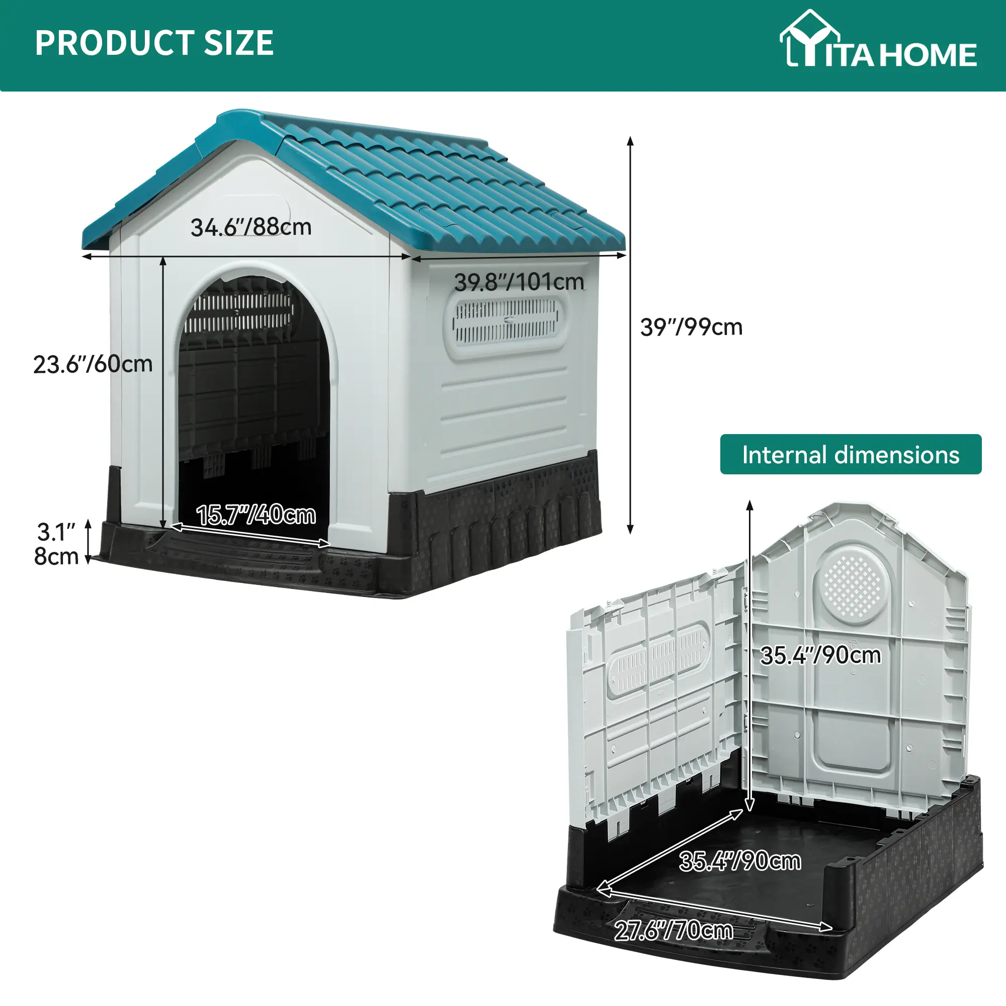 41.3''L*34.6''W*39''H