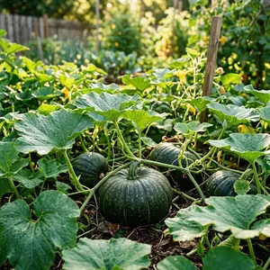 15 Japanese Kabocha Squash Seeds - Sweet Green Pumpkin Seeds for Planting - Enjoy Rich, Chestnut-Flavored Winter Squash from Your Garden