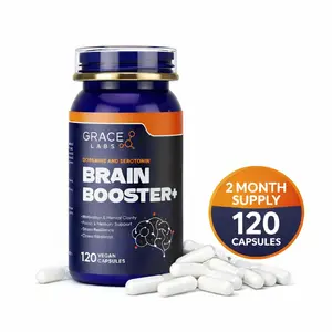 Grace Labs, Targeted Nutrition for Cognitive Support, Dopamine and serotonin, Improves Memory, Focus & Concentration, L-Methylfolate, NAC, B12, Neurologist Recommended (120 Count)