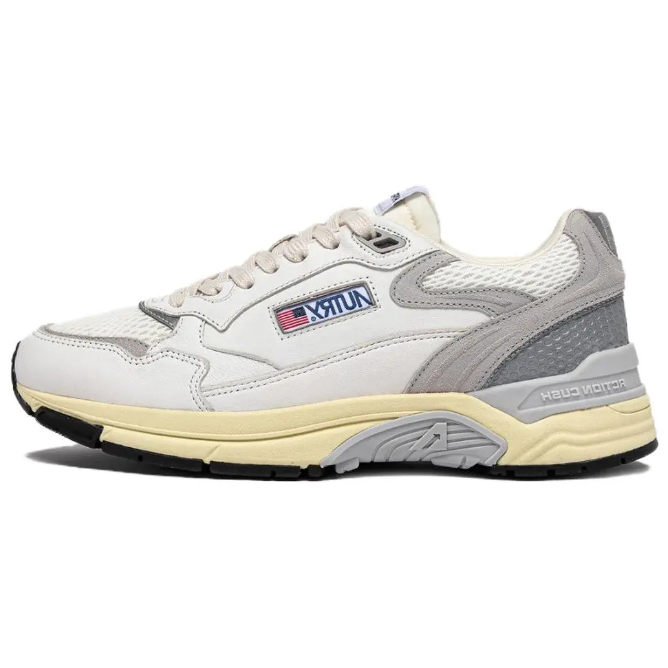 Men's AUTRY Hyperway Suede Low-Top Closed Casual Footwear - Gray-White Trainer, Athletic Shoes, Maison Mihara Official Trending Style