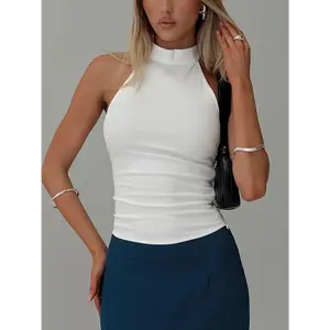 Merril Halter Top White