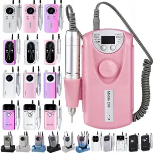 Nail Drill 101 |   Portable Rechargeable Electric Nail File |   30,000 RPM Professional Polisher