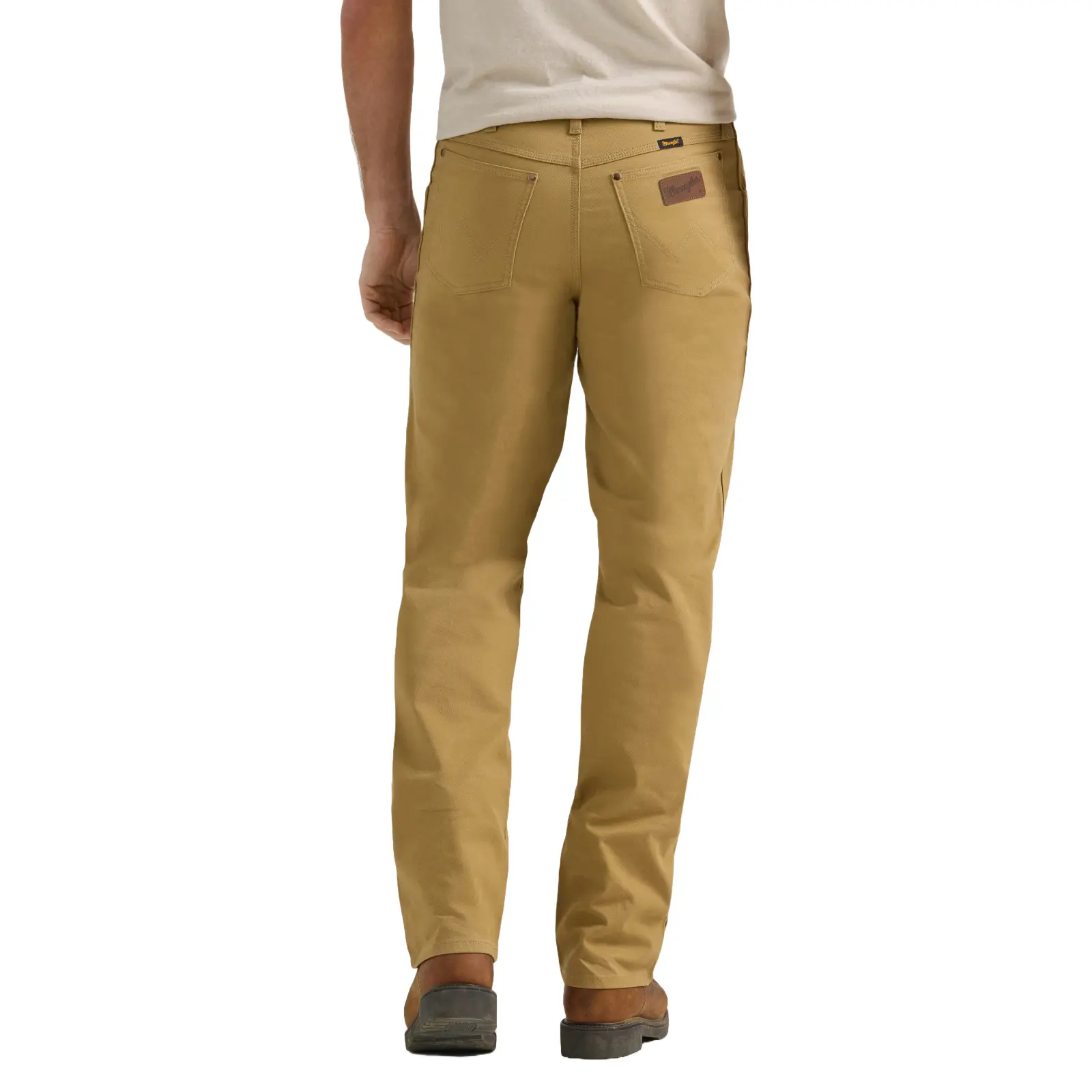Wrangler Men's Tough Comfort 47 Regular Fit Kelp Khaki Jeans 112361466