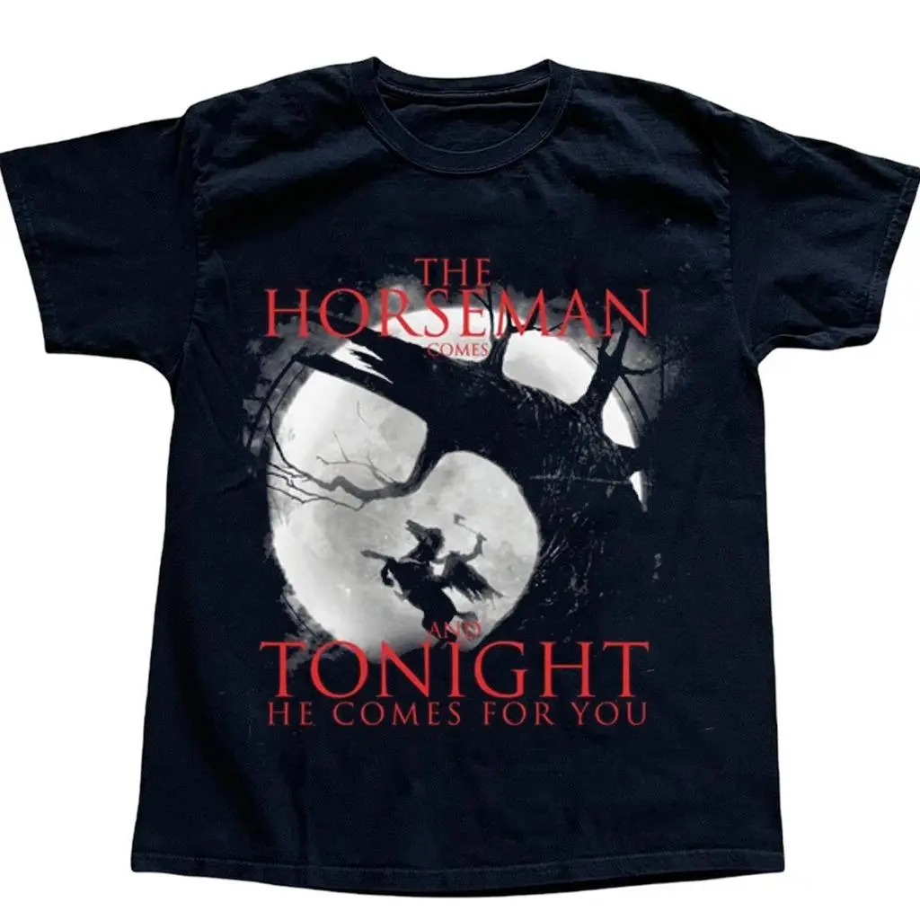 Sleepy Hollow Headless Horseman Halloween Horror Graphic Shirt HY7175