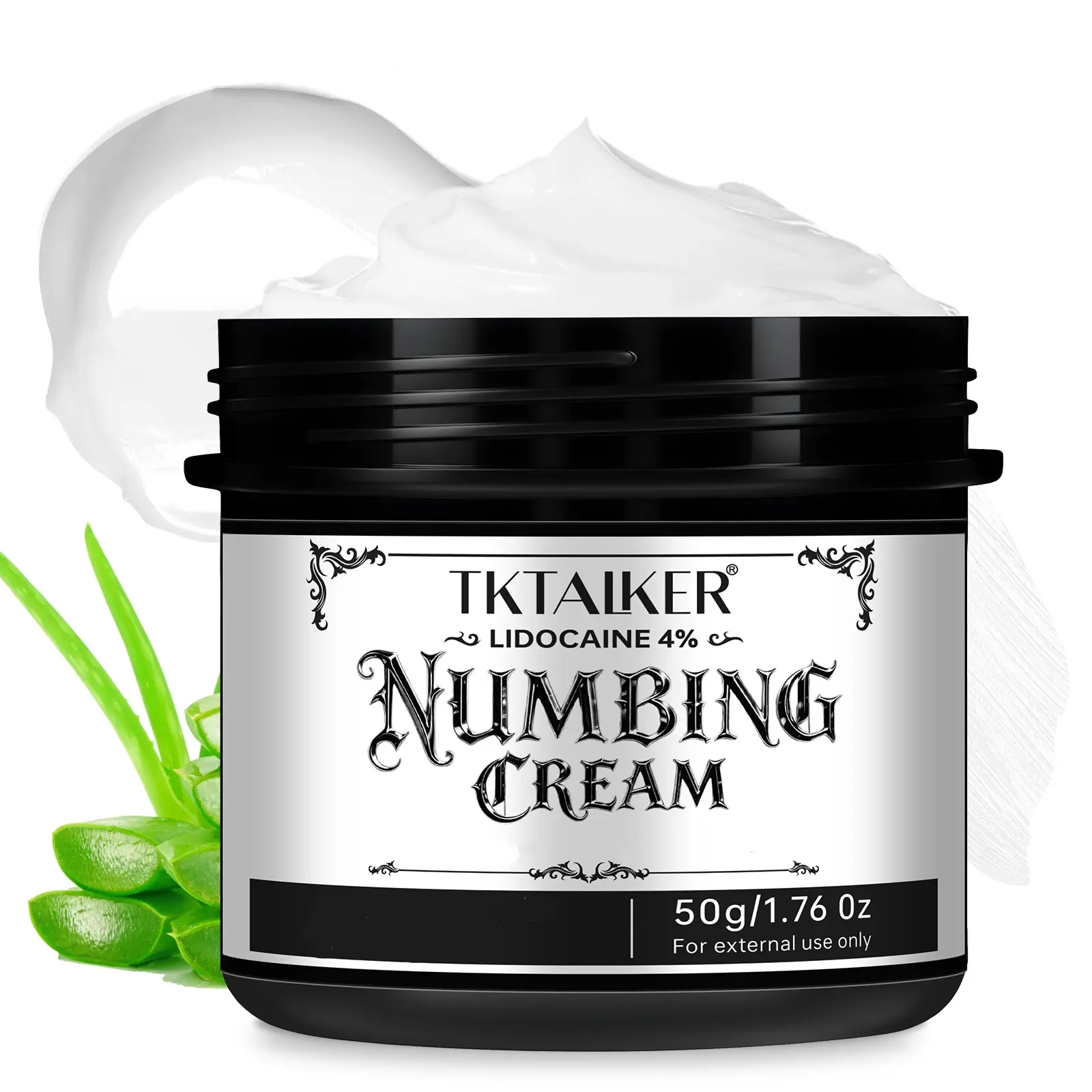 Tktalker Tattoo Care Cream 50g, Relieves Post-Tattoo Discomfort, Aftercare Moisturizer, Essential Tattoo Healing Balm, Tattoo Numbing Cream