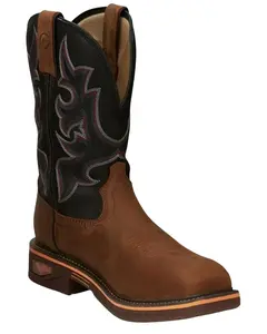 Justin Men's Resistor Western Work Boot Composite Toe - Cr4012