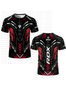 RDX Men's And Women's Casual round Neck Short Sleeve T-shirt Breathable Jersey Fans Design for Fighting Competition 2025