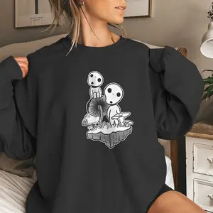 Spirited Away Studio Ghibli Sweatshirt , No Face Ghibli Totoro Gift Ghibli Howl_s Moving Castle