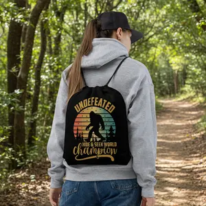 Undefeated Champion Drawstring Bag