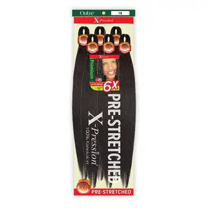 Outre Braids X-Pression Kanekalon 6X Pre Stretched Ultra Braid 52"