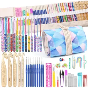 116 count Crochet Hooks Sets,  Crochet Hooks Kits with Storage Bag and Crochets  Accessories, DIY Crochets  Kit for Beginners and Experienced Crochet Hook Lovers