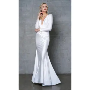 Stretchy Simple Wedding Dress