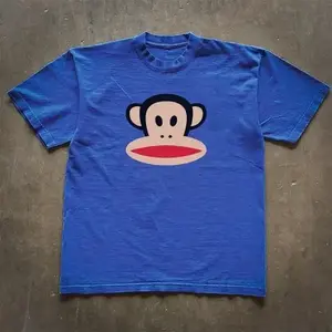 Retro Paul Frank Julius Monkey Y2K Baby Tee, 2000s Vintage Cartoon Graphic Unisex Shirt