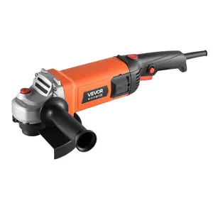 VEVOR Angle Grinder, 7" Electric Grinder Power Tool, 13Amps 8500RPM High-Speed Corded Angle Grinders with 270° Adjustable Dust Guard for Metal Grinding, Cutting, Rust Removal (Disc Not Included)