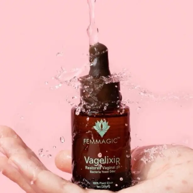 FEMMAGIC Vagelixir – Herbal Yoni Oil for Natural pH Balance & Flora Support (1 fl oz)