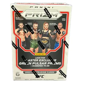 2022 Panini Prizm UFC- Factory Sealed - 24 Cards - 6 Packs - 4 Cards per pack - Look For Blaster Exclusive Green Pulsar Prizms!