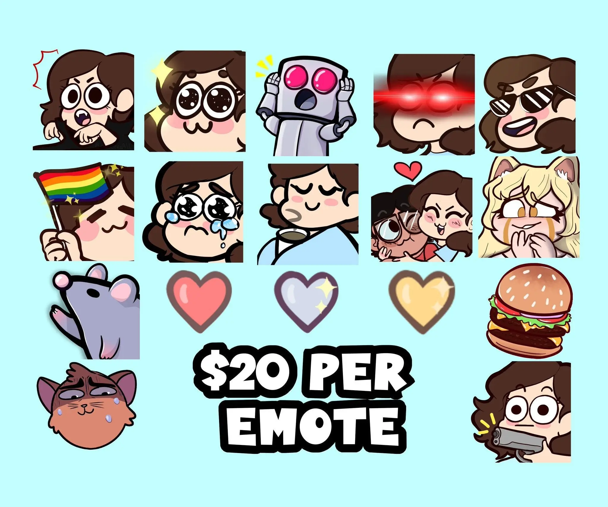 Twitch / Discord Emote or Badge Commissions