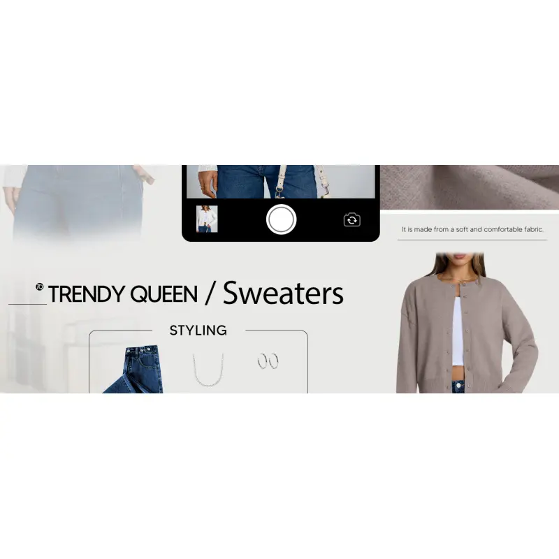 Cropped Cardigan Sweaters for Women Lightweight Y2k Fall Outfits Spring Fashion Clothes 2026 Cropped Cardigan Sweaters for Women Lightweight Y2k Fall Outfits Spring Fashion Clothes 2026