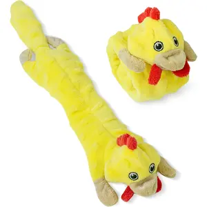 1 Packs Dog Squeaky Toys Pack, Bubble Plush Puppy Teething Pet Toys, Crinkle No Stuffing Animals Dog Toy, Doggies Chew For Large Small Medium Breed