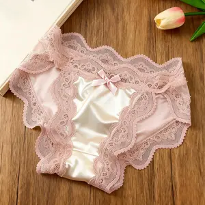 Seamless Lace Women’s Thong Panties,Skin-Friendly, Multicolor | Elegant,Comfortable Stretch, Everyday Wear, Simple Casual Style, Women’s Underwear | Spring Fashion Basic Minimalist Lingerie Wome Womenswear Aesthetics underwear for women panties