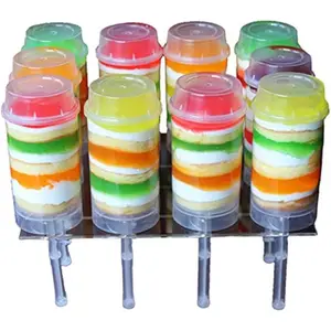 Pack of 10 Reusable Push-Up Cake Pop Containers Perfect for Homemade Treats Dessert Snacks Cheesecake Push Up Cups