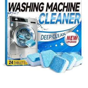 24 Tablets = 1 Year Of Clean Washing Machine – Deep Cleans & Descale, Works In HE & Standard Washers, Leaves No Residue # HomeCleaning # Descaler