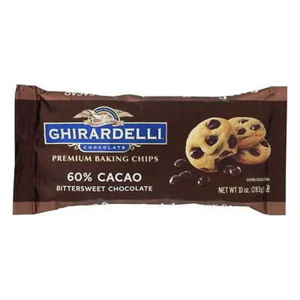 Ghirardelli Cacao 60% Premium Baking Chips Bittersweet Chocolate 10, Pack of 2