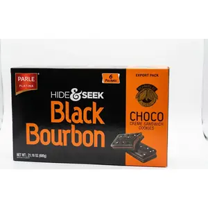 Parle Black Bourbon Chocolate Biscuits 600g– Creamy Sandwich Cookies