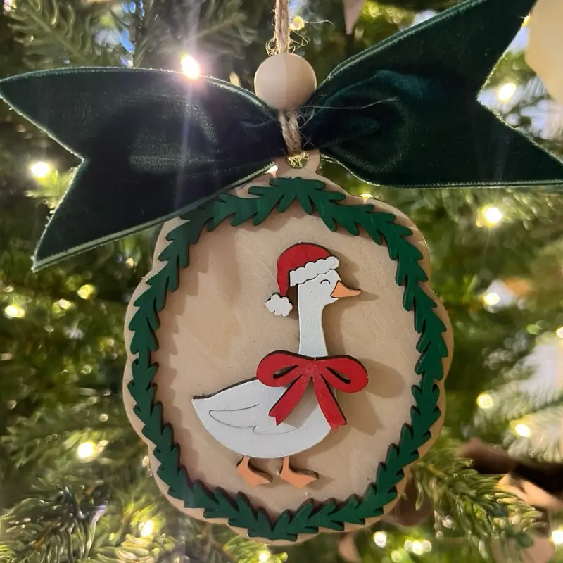 Christmas Goose DIY Ornament