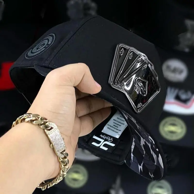 Black Magic Hat - Trendy Black Money Hand Snapback Hat - Stylish Streetwear Cap for Men and Women - Fitted Hat with Baseball Cap Design