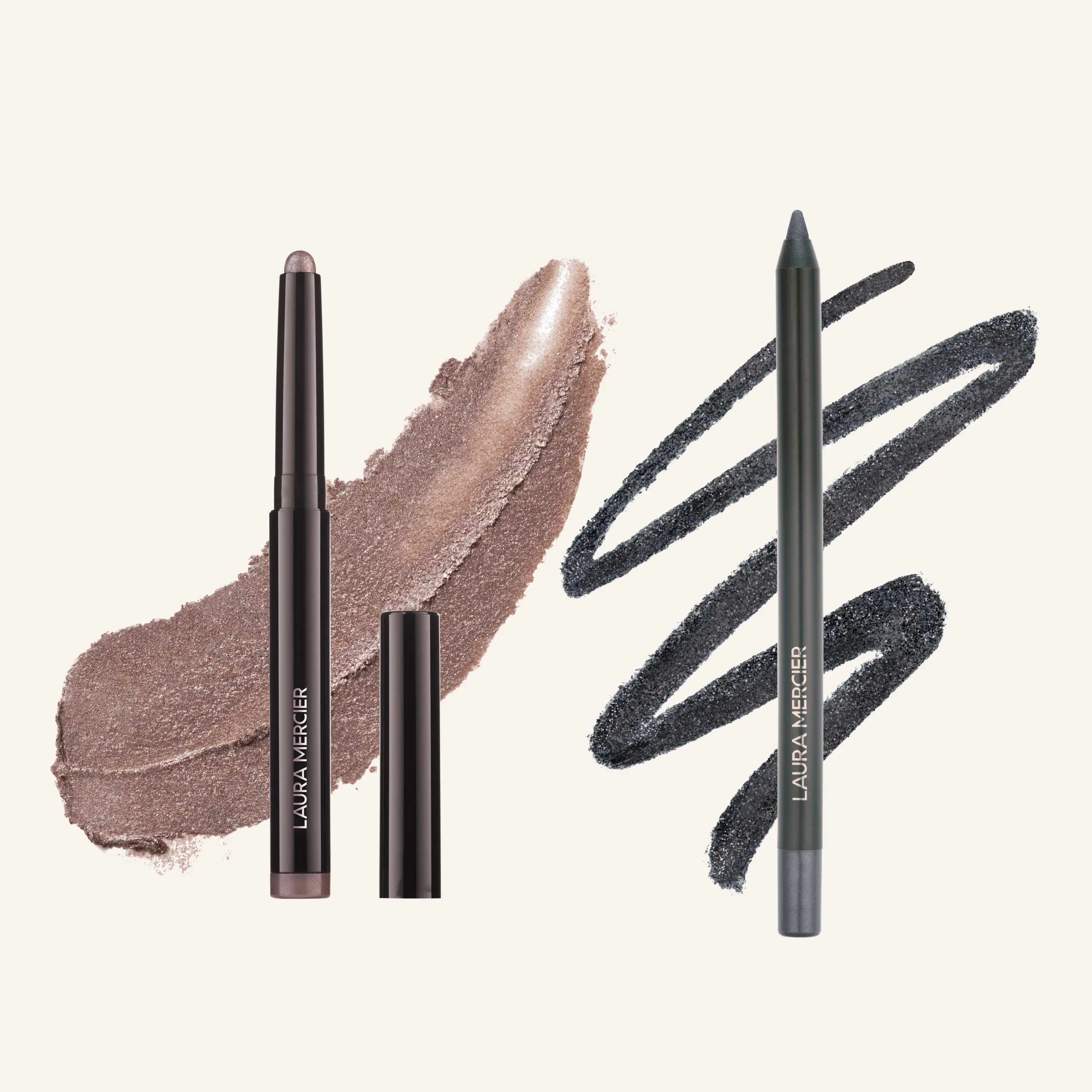 Caviar Eye Duo: Eye Shadow + Eye Liner - 24hr wear - Smudge-proof, sweatproof, Life-proof eye essentials