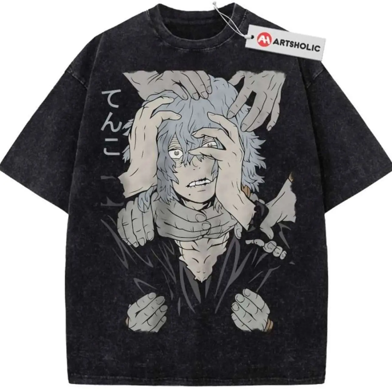 Tomura Shigaraki Shirt, MHA Shirt, Anime Shirt, Vintage T-Shirt , Graphic Tee, Unisex Fashion, Full Color, Full Size, For Men, For Women