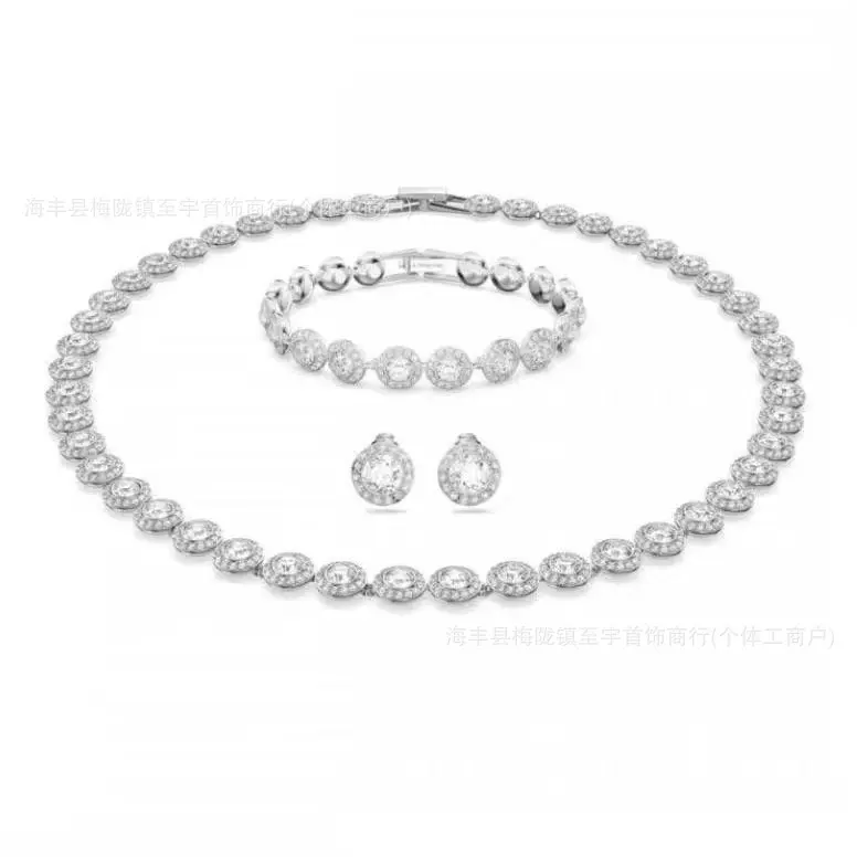 Platinum Roman necklace bracelet earring