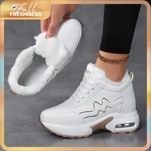 2026 [New Version] women's walking sports shoes, wedge heel sneakers, air cushion heightened, non-slip,wear-resistant, casual running footwear,comfortable outdoor sport shoes,daily wear athletic,Cozy Plush Winter Boots, JH.1026