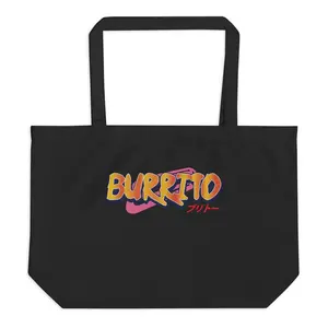 Burrito Large organic tote bag