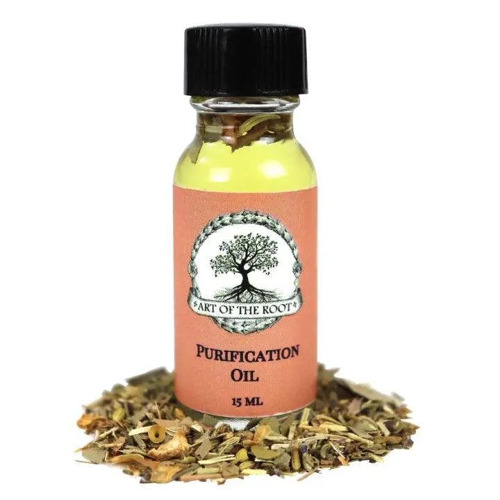 Purification Oil for Hoodoo, Voodoo, Wicca and Pagan Rituals | Art Of The Root Purification Oil for Hoodoo, Voodoo, Wicca and Pagan Rituals | Art Of The Root