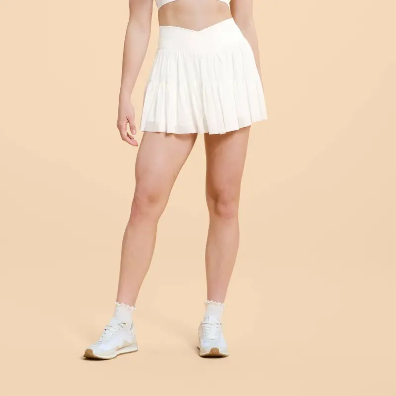 Blogilates Women's Stretchy Ballerina Skort - Athletic, Active, Fashion Sport Styles for Sports & Outdoor Activities, Athletic Skirt, Active Skirts