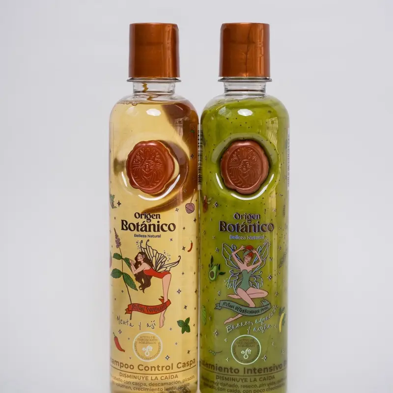 Origen Botánico Ritual Botánico Kit Shampoo de Ají Menta & Intensive Treatment for Stronger Hair Growth & Scalp Health - Botanical Haircare Set