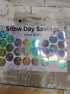 Scratch & Save Savings Challenge Snow Day Savings Budget