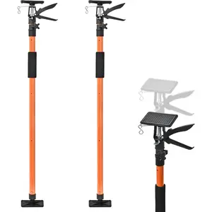 Adjustable Support Pole - Cabinet Jack, Drywall Lift, 45"-114" Adjustable Height, Supports Up to 154lbs, 3rd Hand,Cabinet Jacks for Installing cabinets,Ceiling, Cargo Bars,(45"-114" 2 count)