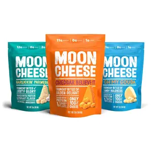 Cheese Bites Bundle, Cheddar Believe It, Oh My Gouda Garlickin' Parmesan, 2Ounce, 3Pack, Lunch or School Snack