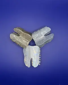 3-Pack Tooth Claw Hairclip - C