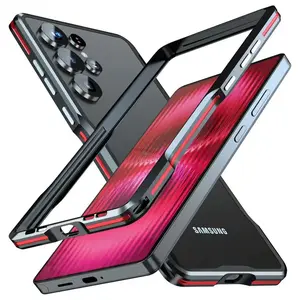 for Samsung Galaxy S25 S24 S23 S22 Ultra S21 Phone Case Drop Protection Metal +Silicone Triple Protection Aluminum Alloy Shockproof, and Scratch-Resistant Protective Frame Case - Durable, Lightweight, Sleek Design