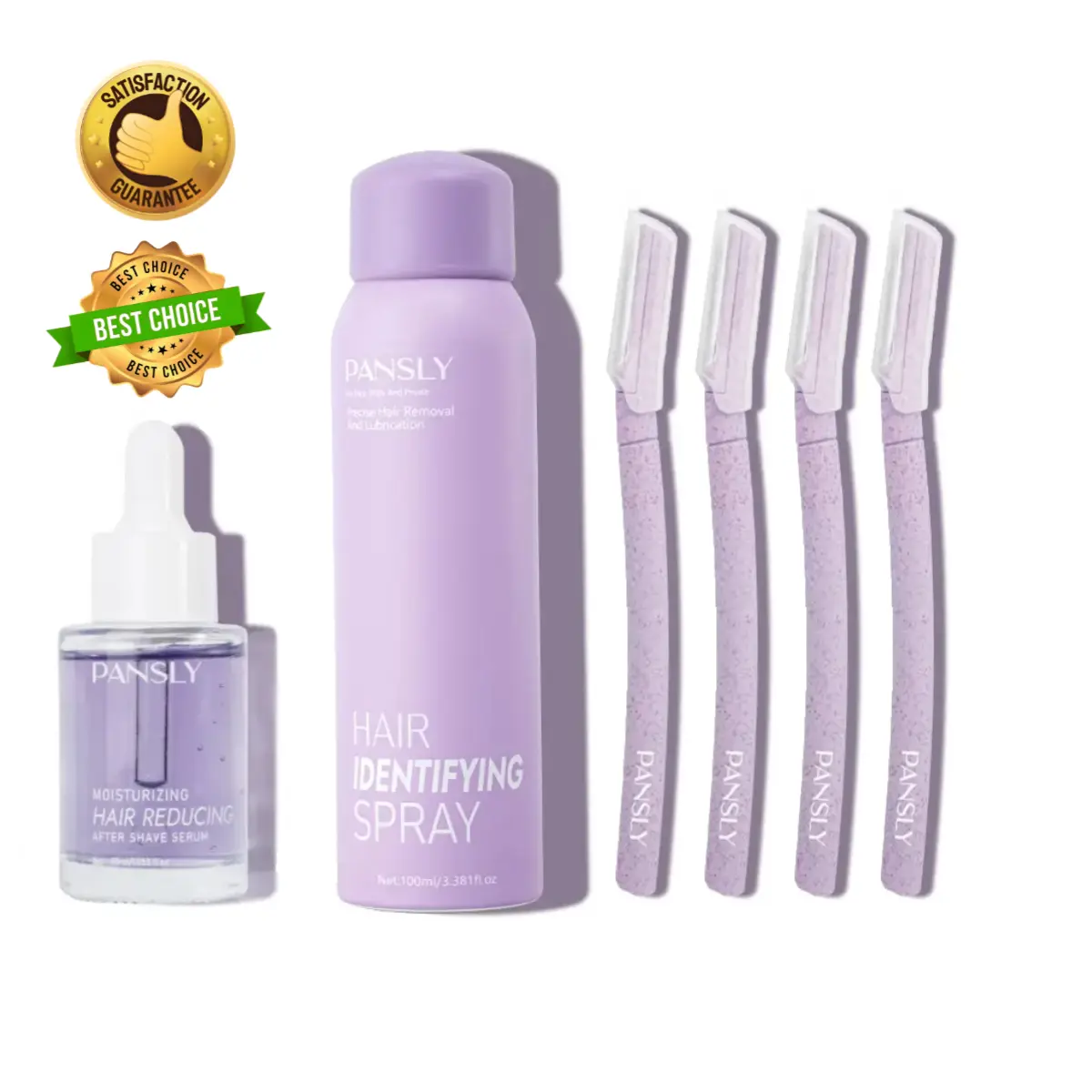Hair Identification Spray + Hair Control Essence Set – Easy Hair Removal & Inhibits Regrowth – Soothing Facial Care for Acne-Prone Skin – Dual-Use Formula for Comprehensive Hair Removal & Skin Comfort, Moisturizer, Body Care