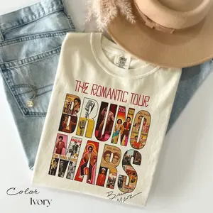 Romantic Tour Inspired Shirt, Retro Pop Concert Tee, Music Lover Shirt, Comfort Colors Top