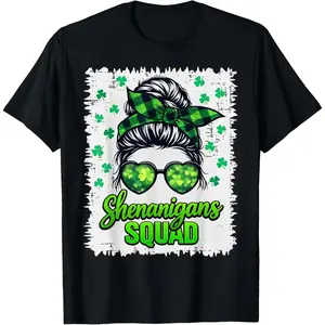Shenanigans Squad St Patricks Day Women Girl St Patricks Day T-Shirt